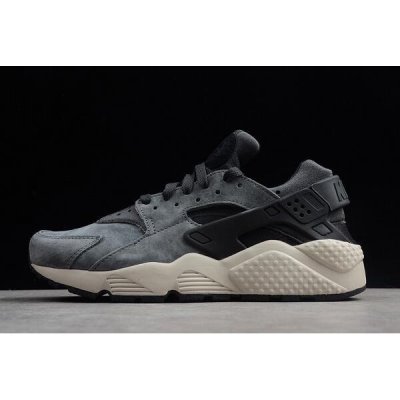 Nike Erkek Air Huarache Run Premium Koyu Gri / Siyah Spor Ayakkabı Türkiye - 6A4A20DE